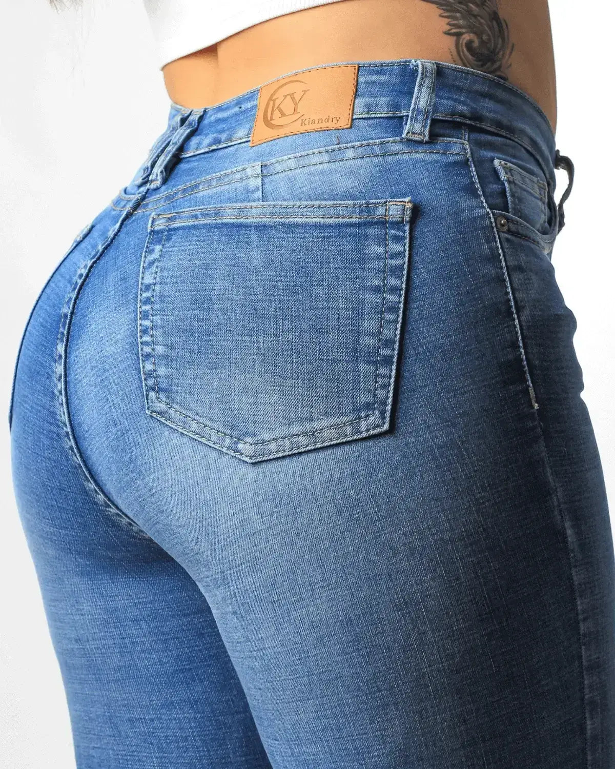 SKINNY DUSTY BLUE REF -7374
